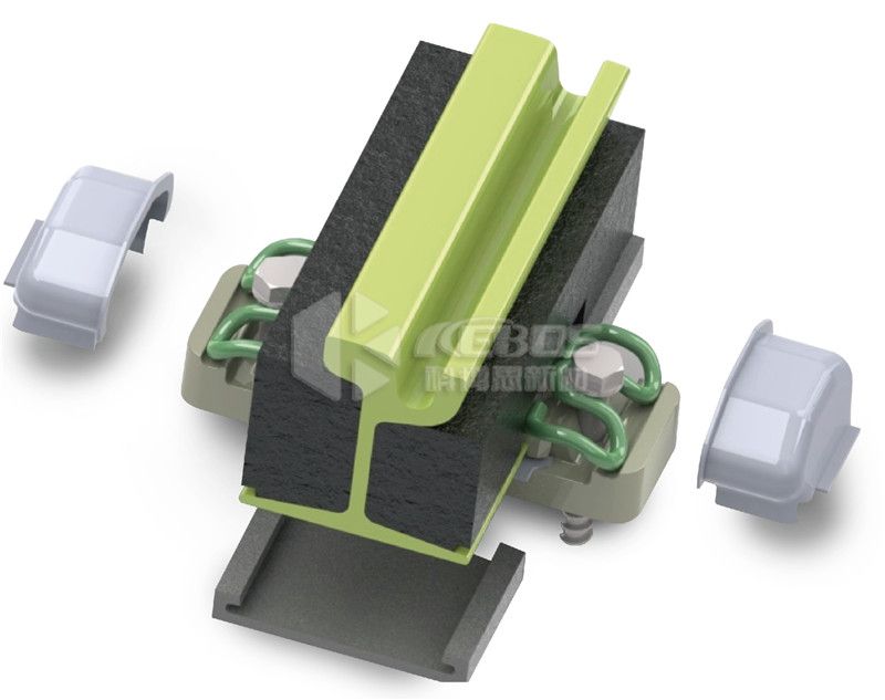 有軌電車(chē)鋼軌柔性包裹系統